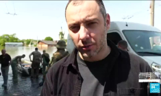 Ukraine : Kherson sous les eaux suite à l'explosion du barrage de Kakhovka