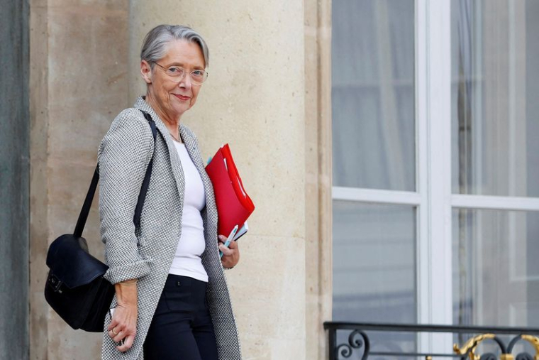 La Première ministre française Elisabeth Borne à l'Elysée