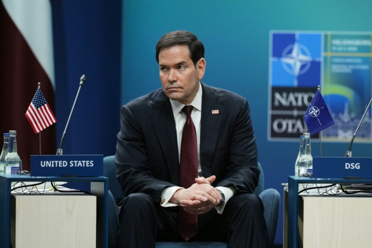 Le secrétaire d'Etat américain Marco Rubio à Helsingborg, en Suède le 22 mai 2026 ( POOL / Julia Demaree Nikhinson )