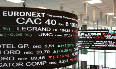 Bourse Euronext dans le quartier d'affaires de La Défense à Paris