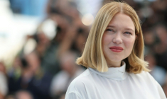 L'actrice Léa Seydoux lors d'une séance photos pour le film "Gentle Monster" au Festival de Cannes, le 16 mai 2026 ( AFP / Thibaud MORITZ )