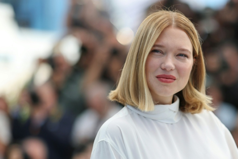 L'actrice Léa Seydoux lors d'une séance photos pour le film "Gentle Monster" au Festival de Cannes, le 16 mai 2026 ( AFP / Thibaud MORITZ )