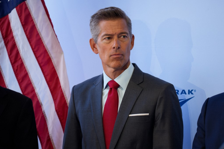 Sean Duffy, à Washington DC, le 27 août 2025 ( GETTY IMAGES NORTH AMERICA / ANDREW HARNIK )