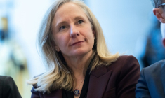 La gouverneure Abigail Spanberger, le 16 décembre 2025, à Washigton, aux Etats-Unis ( AFP / SAUL LOEB )