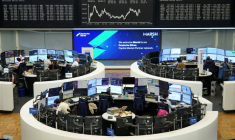 Graphique de l'indice boursier allemand DAX (Deutscher Aktienindex) à la Bourse de Francfort