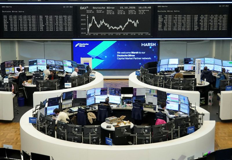 Graphique de l'indice boursier allemand DAX (Deutscher Aktienindex) à la Bourse de Francfort