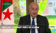 Présidentielle en Algérie : Abdelmadjid Tebboune réélu avec près de 95% des voix