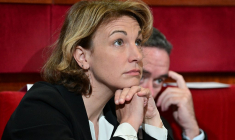 Marylise Léon à Paris, le 16 octobre 2023. ( POOL / MIGUEL MEDINA )