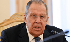Sergueï Lavrov à Moscou, en Russie, le 18 février 2026. ( POOL / HECTOR RETAMAL )