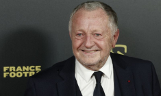 Jean-Michel Aulas avant le gala du Ballon d'Or 2022