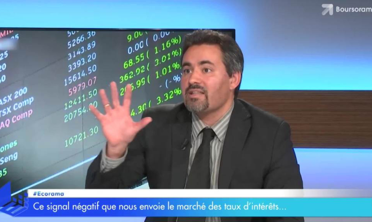 Ce signal très négatif que nous envoie le marché des taux d'intérêts...