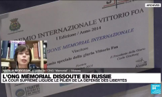 Dissolution de l'ONG Memorial en Russie : "la mémoire ne peut pas être tuée ou dissoute"