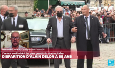 Alain Delon, une icône du cinéma français mais aussi italien