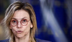 Agnes Pannier-Runacher, le 24 novembre 2022, à Bruxelles ( AFP / KENZO TRIBOUILLARD )