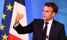 Photo d'archives du président français, Emmanuel Macron