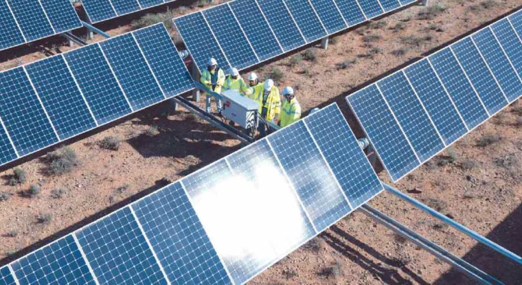 En intégrant le changement climatique dans sa stratégie, Total devient un producteur et un fournisseur de toutes les formes d’énergies. Le groupe veut déployer 25 GW d’énergies renouvelables d’ici 2025. (© L. Zylberman /Total)