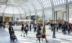 Le centre commercial de Val d'Europe opéré par Klépierre. (crédit photo : Klépierre / Alfred Cromback )