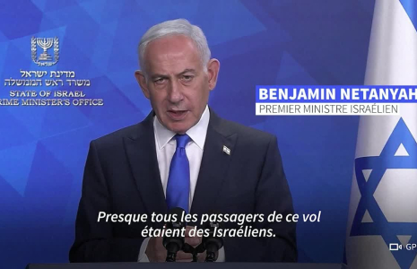 Vol flydubai: Netanyahu accuse l'un des pilotes d'avoir voulu provoquer un crash