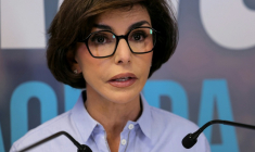 La candidate LR à la mairie de Paris, Rachida Dati, après les résultats du 1er tour des municipales, le 15 mars 2026 à Paris ( AFP / Thomas SAMSON )