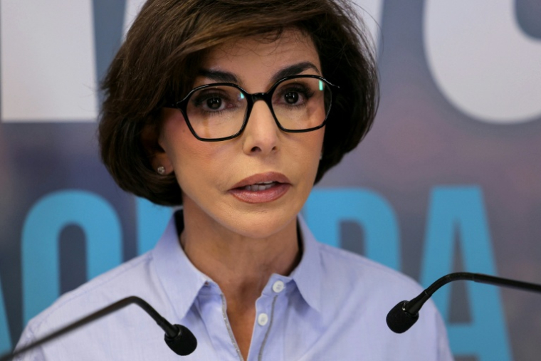 La candidate LR à la mairie de Paris, Rachida Dati, après les résultats du 1er tour des municipales, le 15 mars 2026 à Paris ( AFP / Thomas SAMSON )