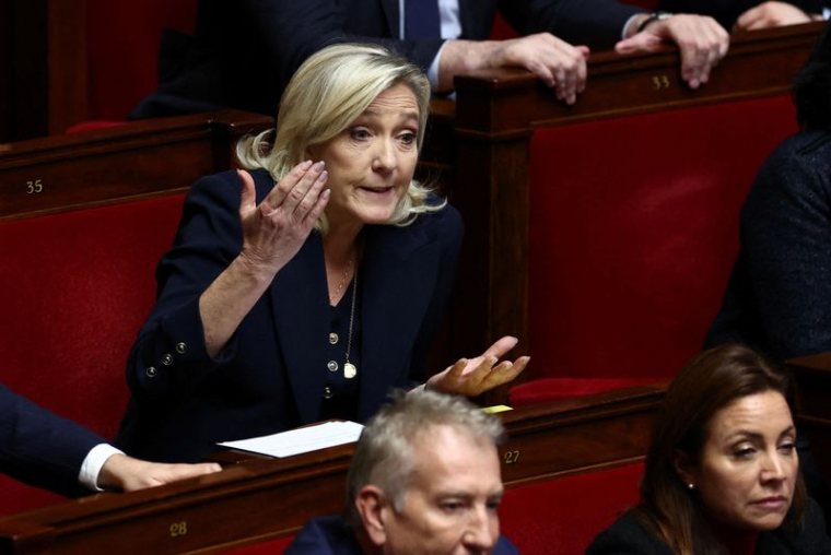 Marine Le Pen à l'Assemblée nationale