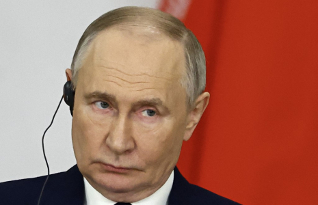 Vladimir Poutine, le 17 janvier 2025, à Moscou ( POOL / EVGENIA NOVOZHENINA )