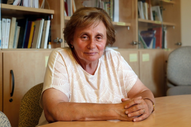 Ernestine Ronai, qui dirigeait jusqu'à l'été l'Observatoire départemental des violences faites aux femmes de Seine-Saint-Denis, le 22 août 2019 à Paris ( AFP / Zakaria ABDELKAFI )