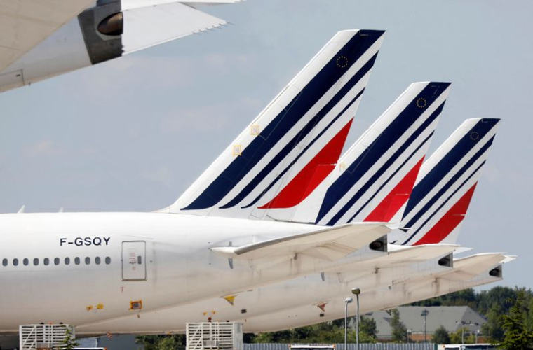 Les Boeing 777 d'Air France sur le tarmac de l'aéroport de Paris Charles de Gaulle