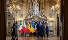 La France accueille la réunion des ministres des affaires étrangères du Triangle de Weimar