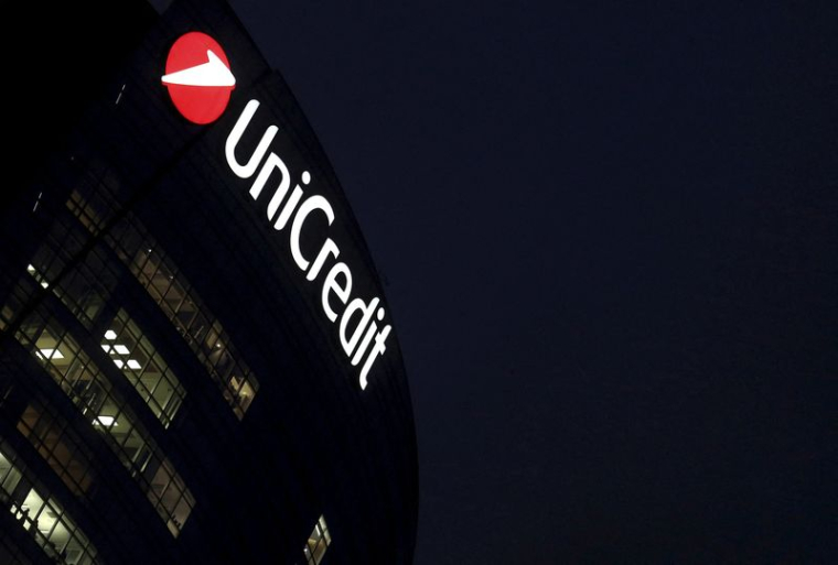 Le siège de la banque UniCredit à Milan
