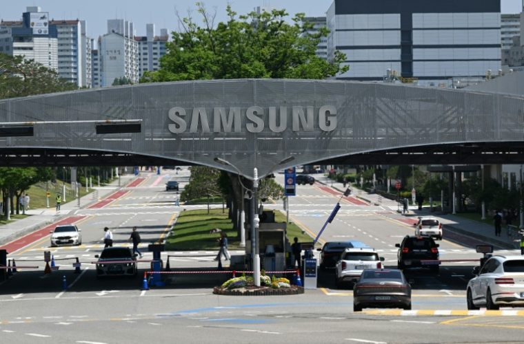 Le sège social de Samsung Electronics à Suwon, le 22 mai 2026 en Corée du Sud ( AFP / Jung Yeon-je )