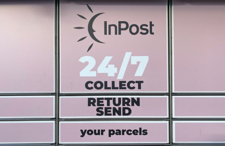 Un casier InPost à Hackney, Londres