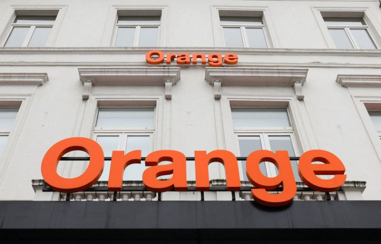 Un logo Orange à Bruxelles