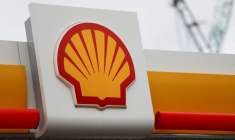 Le logo de Shell sur une station-service dans le sud-est de Londres