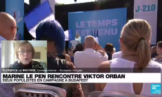 Marine Le Pen rencontre Viktor Orban à Budapest