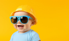 Porter des lunettes de soleil doit devenir un réflexe dès le plus jeune âge (Crédits photo : Adobe Stock -  )