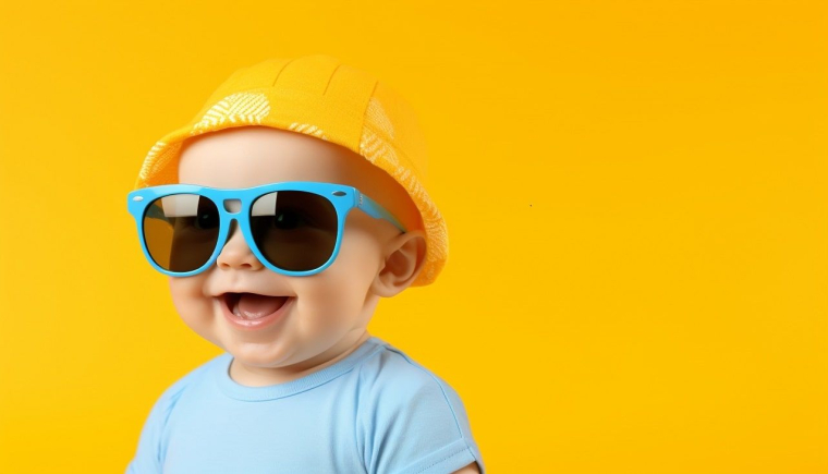Porter des lunettes de soleil doit devenir un réflexe dès le plus jeune âge (Crédits photo : Adobe Stock -  )