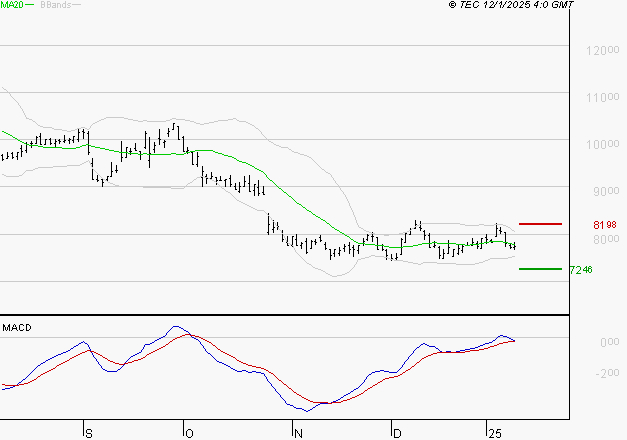 ALTEN : Attendre un test du support