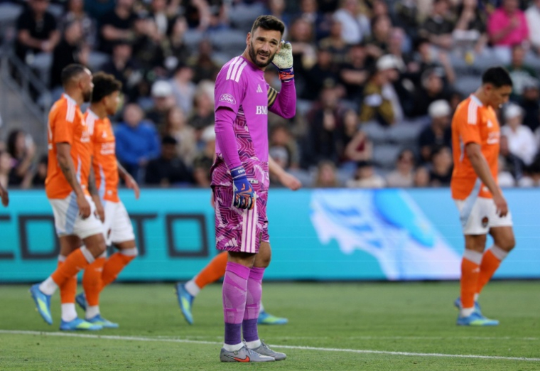 Le gardien français Hugo Lloris lors d'un match avec le LA FC, contre Houston en MLS, le 10 mai 2026 Los Angeles ( GETTY IMAGES NORTH AMERICA / KEVORK DJANSEZIAN )