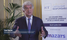 Grands Prix de l'Assemblée Générale et de la Mixité 2022 : interview de Yves Perrier, Président du Conseil d’administration d’Amundi