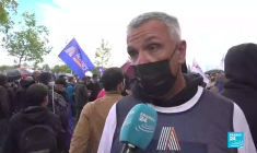 France : au rassemblement des policiers devant l'Assemblée, la justice ciblée