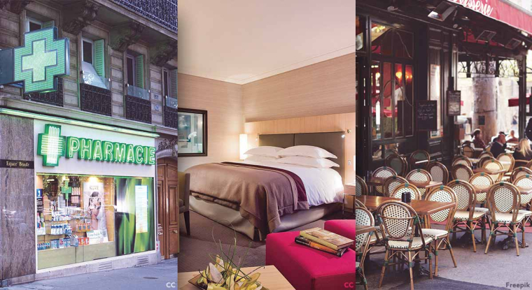 Prix en hausse de 14,4% pour une officine de pharmacie, une hausse 29,8% des valorisations pour les établissements hôteliers et les restaurants retrouvent une croissance solide avec un bond de 50,6% des transactions. (© CC/CC/Freepik)