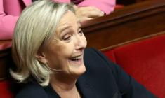 Marine Le Pen, à l'Assemblée nationale, le 2 décembre 2024 ( AFP / ALAIN JOCARD )