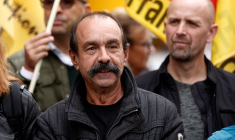 Le secrétaire général de la CGT, Philippe Martinez, lors d'une à une manifestation à Paris
