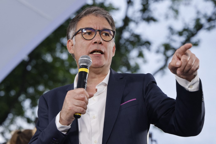 Olivier Faure à Montreuil, le 17 juin 2024. ( AFP / LUDOVIC MARIN )