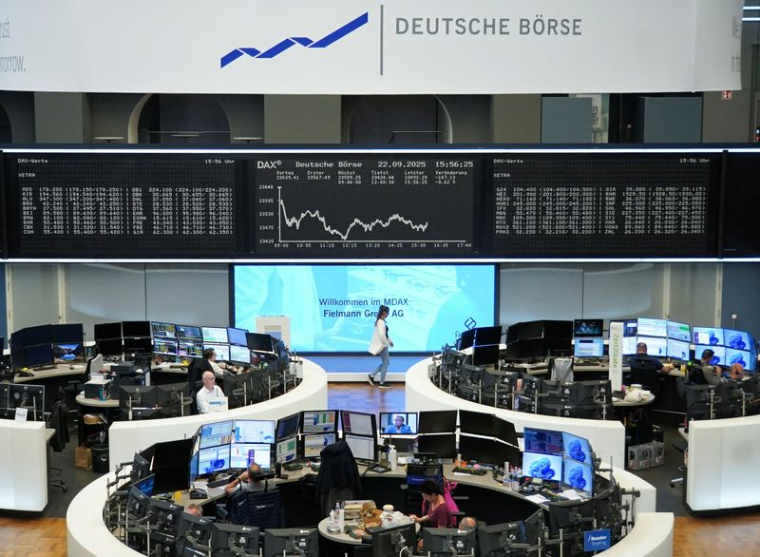 Le graphique de l'indice boursier allemand DAX