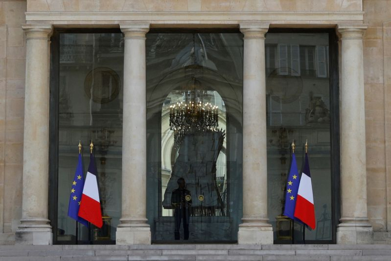 L'entrée du Palais de l'Élysée