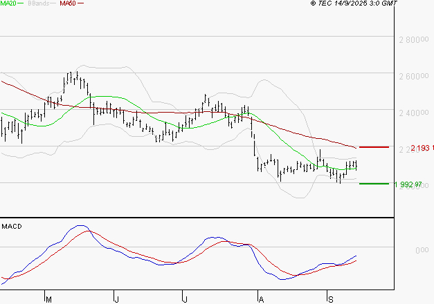 HERMES INTERNATIONAL : Attendre un test du support