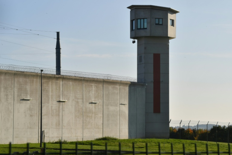 La prison de Condé-sur-Sarthe, dans l'Orne, le 14 octobre 2025 ( AFP / JEAN-FRANCOIS MONIER )