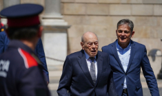 L'ancien président et homme fort de la région de Catalogne Jordi Pujol le 10 août 2024 à Barcelone ( AFP / Manaure QUINTERO )